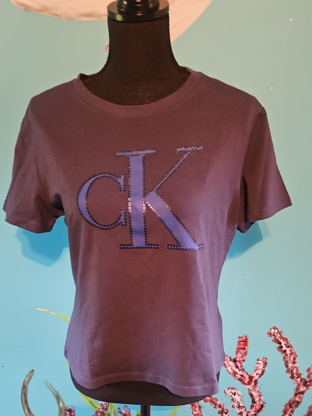 Calvin Klein Navy Logo Tee